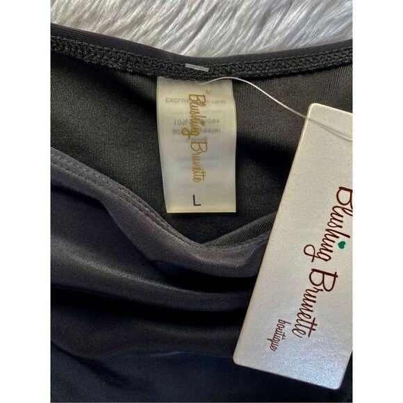 NWT The Blushing Brunette SZ L Seaside Retreat Black 2 PC Bikini - Picture 12 of 13